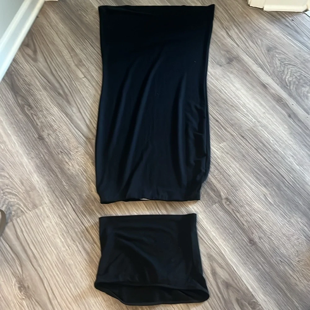 Reformation BLACK ADDALYN TWO PIECE SET Size XS - Picture 8 of 12